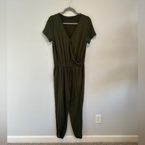 Olive Green Women's Jumpsuit